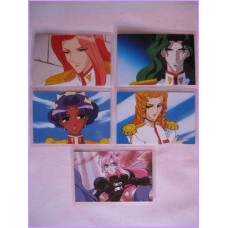 UTENA fillette revolutionnaire set 5 lamicard Original Japan Laminated Card Saito